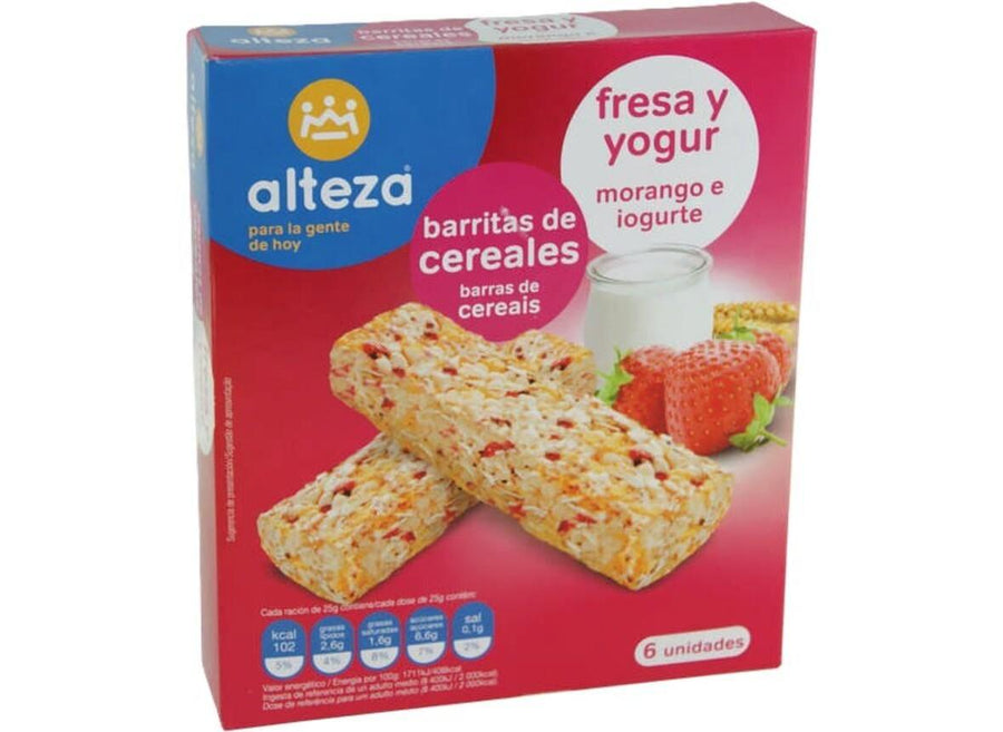 Cereal Bars Strawberry Yogurt Alteza