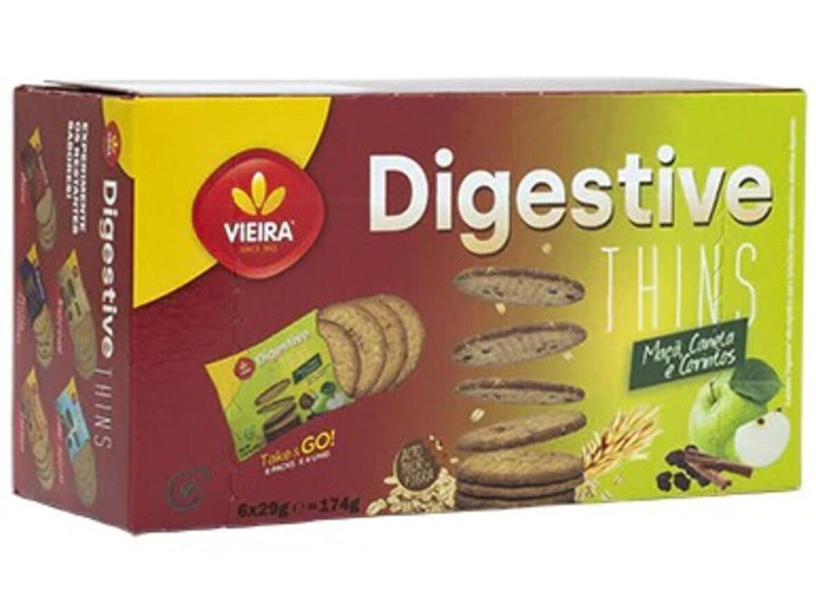 Bolachas Digestive Maçã, Canela e Corintos Vieira