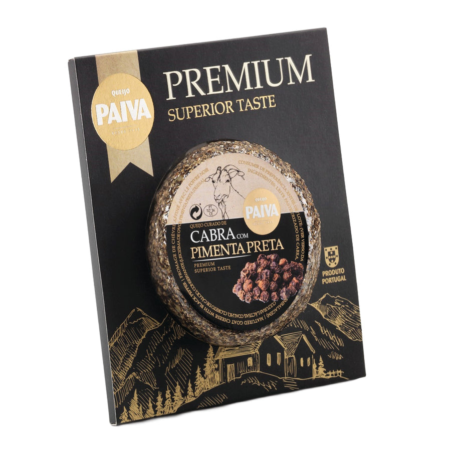 Premium Goat Cheese With Black Pepper Paiva (190g)